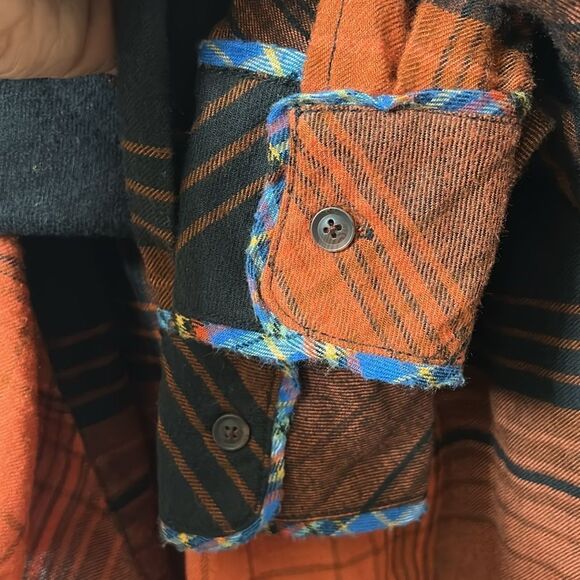 Urban Outfitters BDG Plaid Flowy Button Down Shirt(Size Small) - Picture 7 of 10